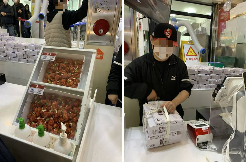 강릉 속초중앙시장 맛집, 만석닭강정 종류 및 가격