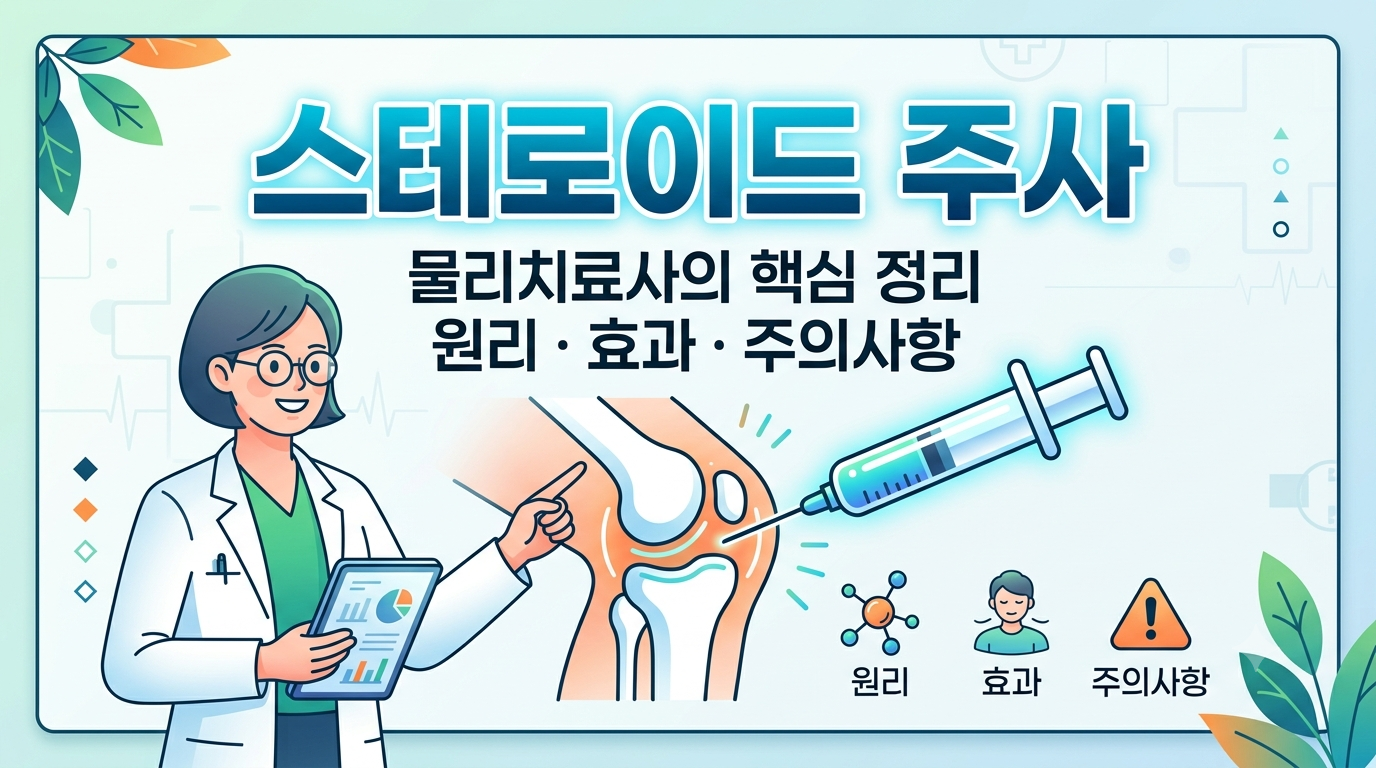 스테로이드 주사 정리