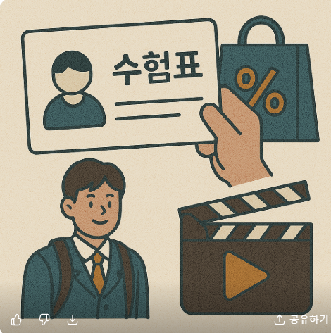 2026학년도 수능 수험생 혜택 총정리｜수험표만 챙기면 누릴 수 있는 할인 &amp; 이벤트 관련 사진