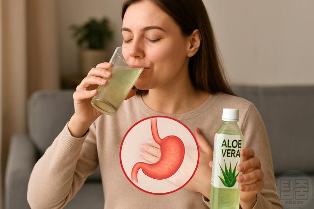 역류성식도염에 좋은 음식 약초 추천 알로에주스