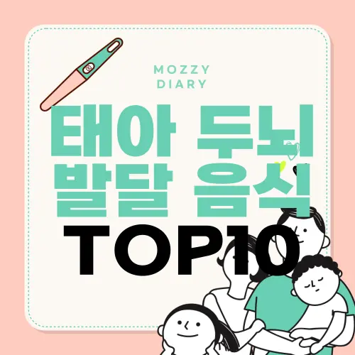 태아 두뇌 발달에 좋은 음식 TOP 10, 효능 주의사항 알아보기