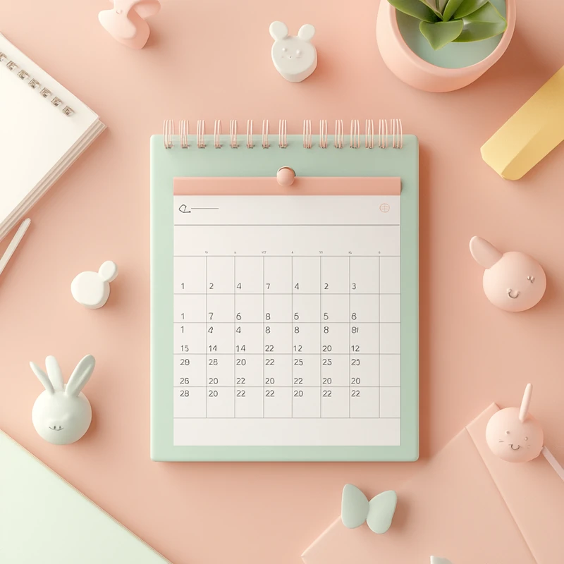 ETF 포트폴리오 장기 운용 시 필수적인 정기 리밸런싱 일정을 표시한 캘린더, 투자 일정 관리, 연금 포트폴리오, 계획적 자산운용, ETF 전략, 스케줄