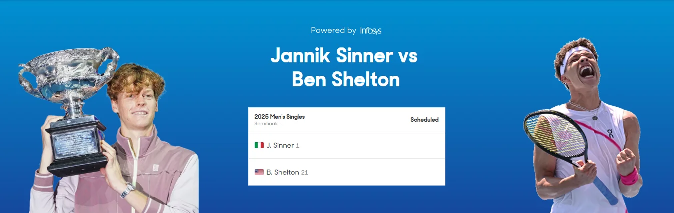 2025 호주오픈 테니스대회 준결승 중계