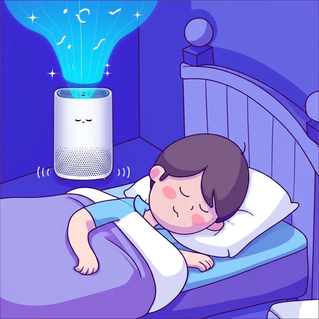 원룸 공기청정기 실제 평수보다 큰 용..