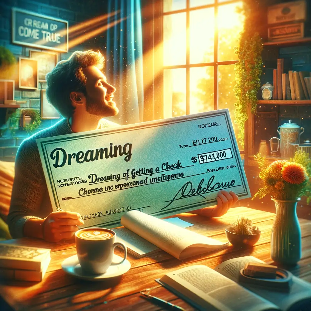 수표 받는 꿈 해몽 해석