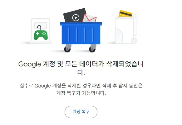 구글회원계정 탈퇴와 복원(복원)방법 따라 하기 쉬운 팁!