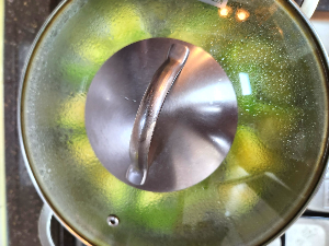 호박새우젓찌개 만드는 과정