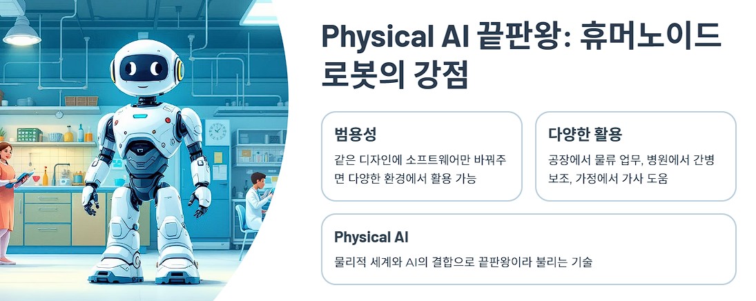 Physical AI 끝판왕: 휴머노이드 로봇의 강점