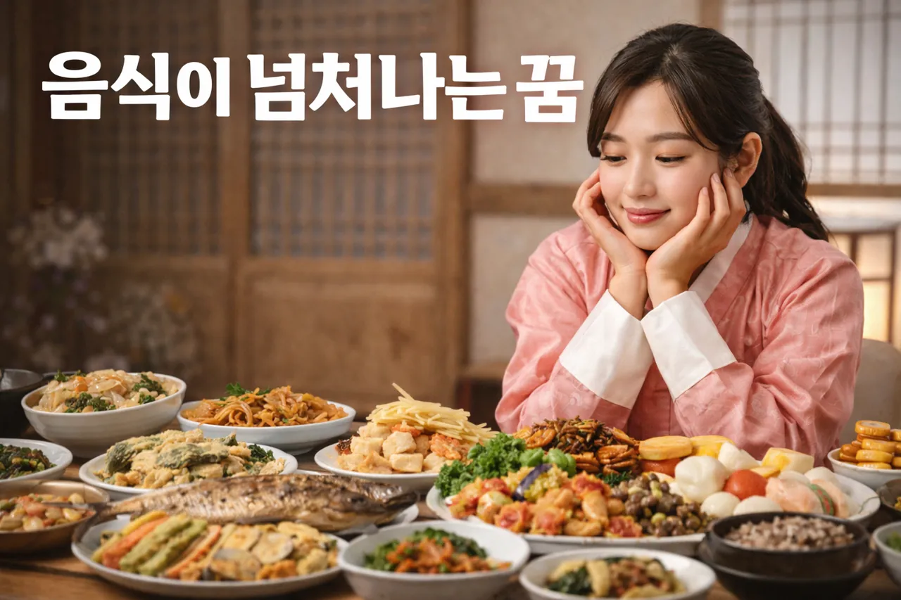 음식이 넘쳐나는 꿈