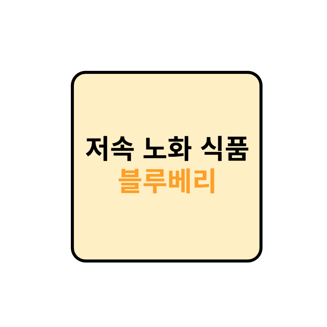 블루베리 칼로리 및 효능과 궁합 정보