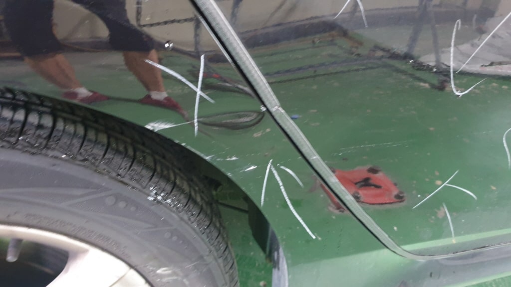 조수석 뒤휀다 인천판금도색 - 조수석 뒤휀다