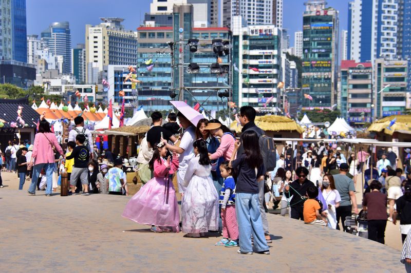 광안리 어방축제 풍경