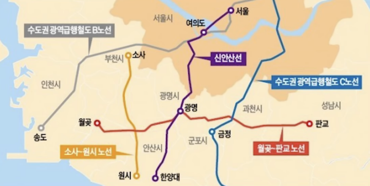 경기도-서남부-지하철-교통-노선