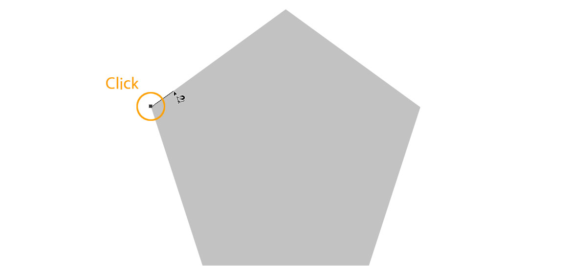 선택 영역 지정을 시작하는 예시