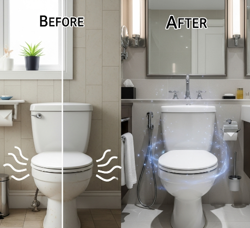 헉! 혹시 우리 집 변기에서 이런 소리 나세요? 이젠 걱정 마세요! 당신의 화장실을 호텔처럼 바꿔줄 마법의 아이템!