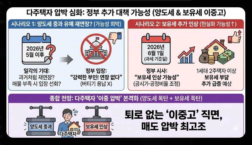 다주택자 양도소득세 [5월 9일 전 잔금 필수] 달라지는 세율 및 절세 방법 4가지