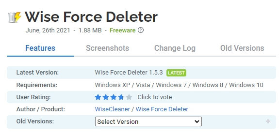 Wise-Force-Deleter