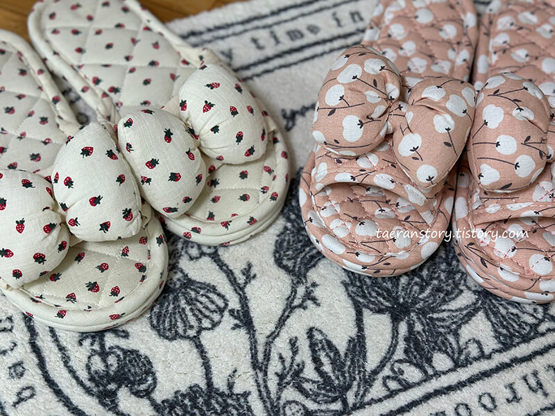 리본실내화-비교