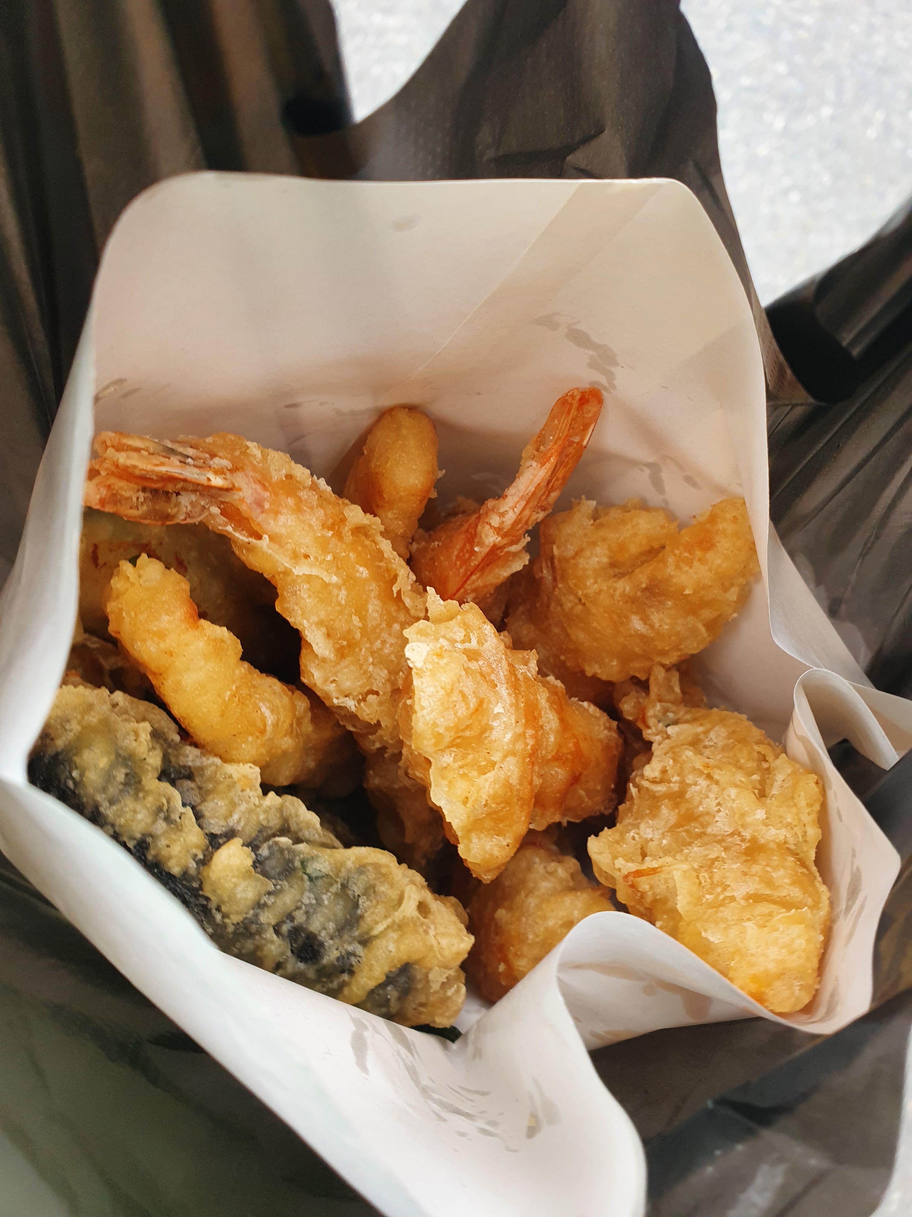 행복한 1봉지 한민시장 온양삼색호떡 튀김들