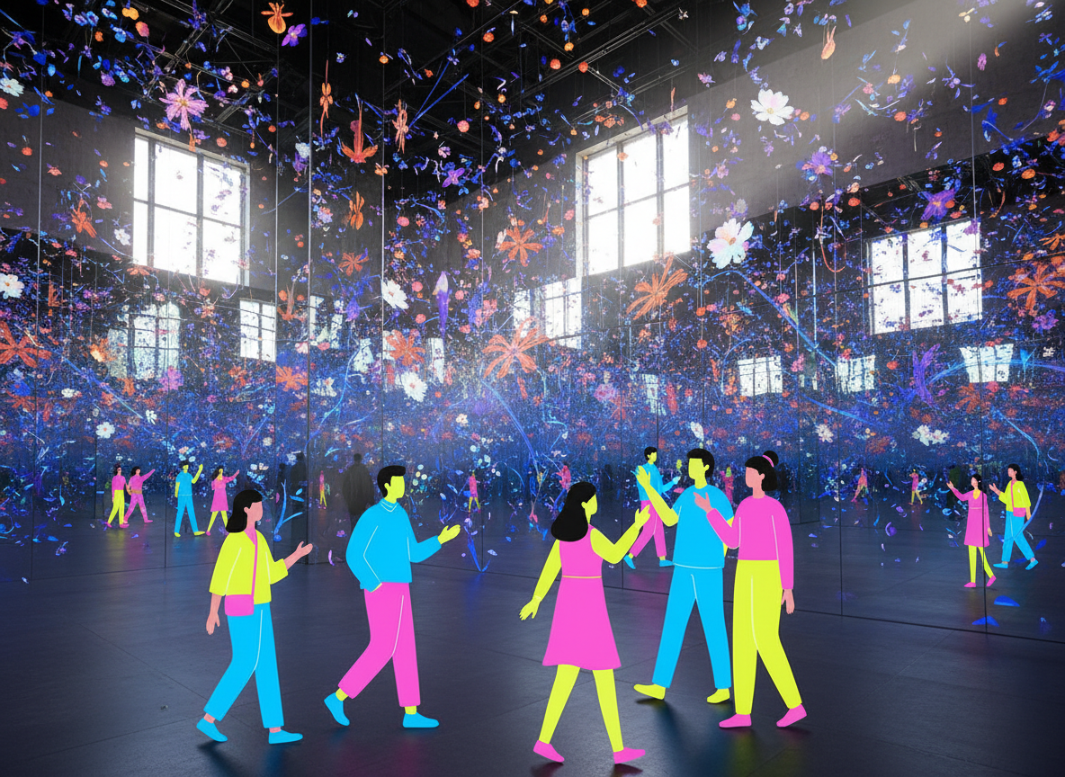 2026 도쿄 팀랩 보더리스 티켓 예약 위치 