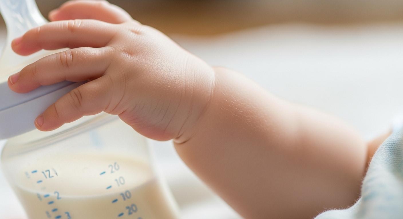 100일 아기 분유량