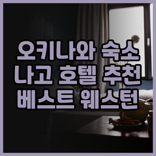 오키나와 나고 숙박 고민 끝 최고의