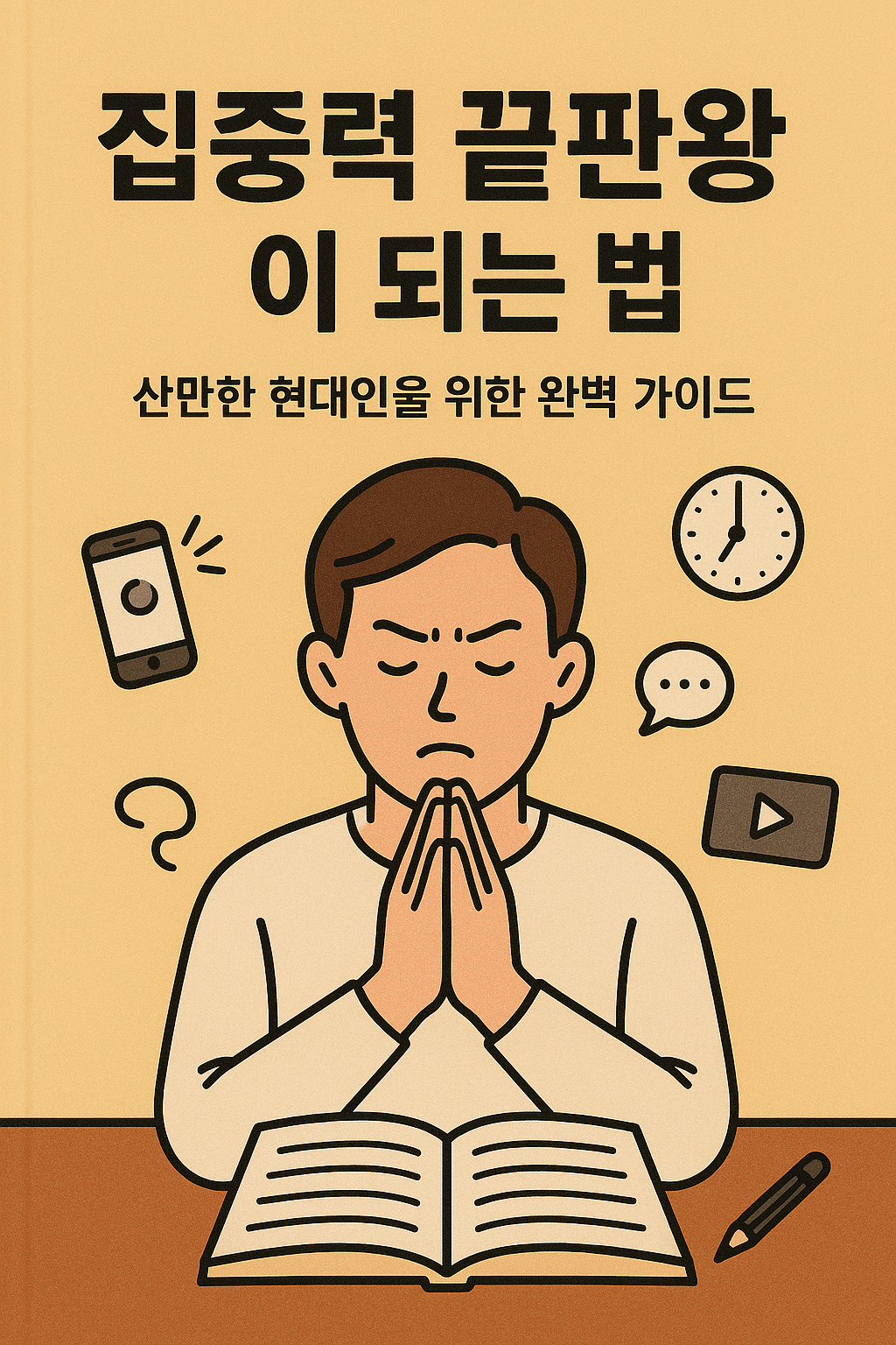 집중력 끝판왕이 되는 법: 산만한 현대인을 위한 완벽 가이드