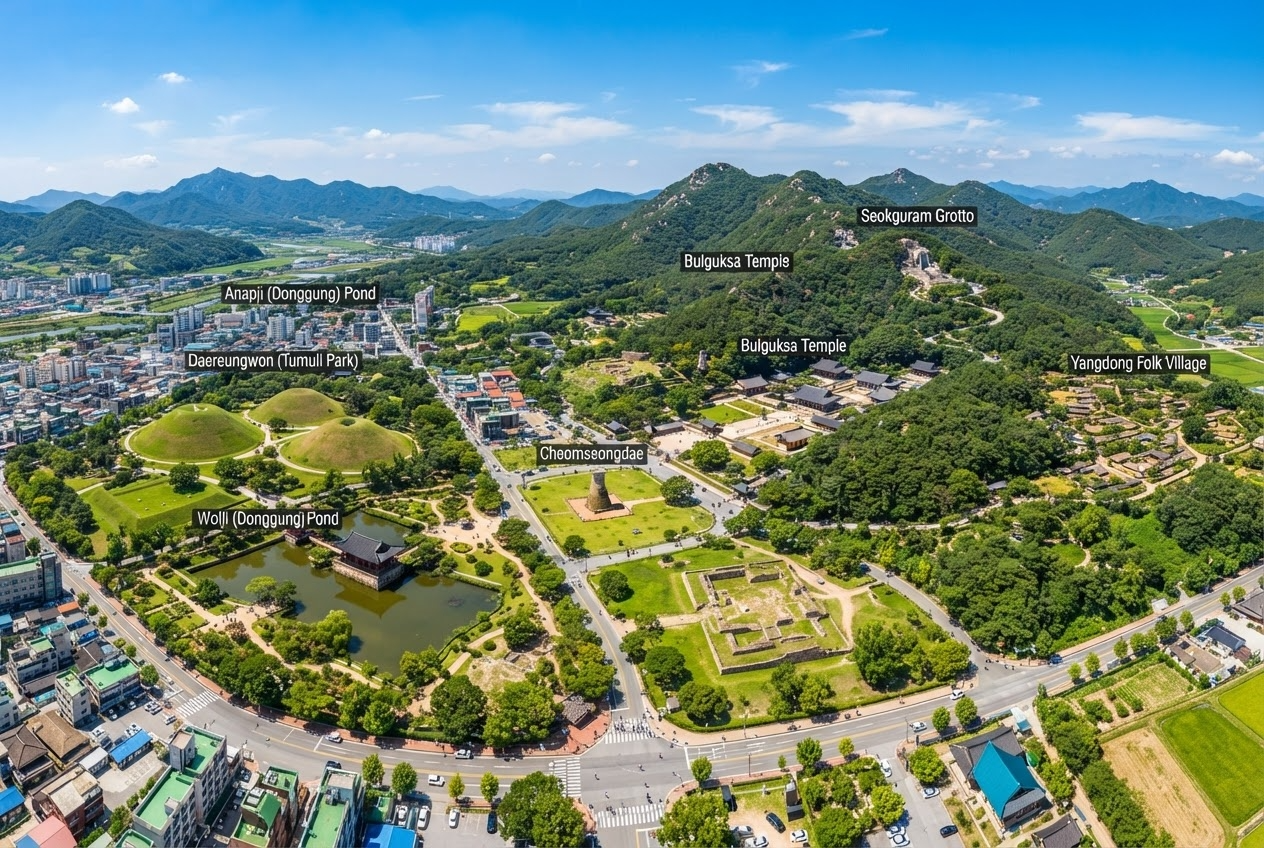 경주 항공뷰
