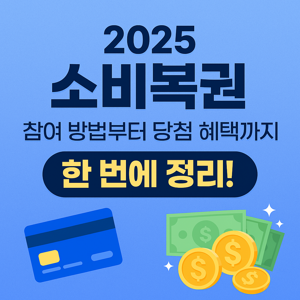 2025 소비복권 완벽 가이드