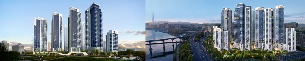 청담르엘청약-조감도