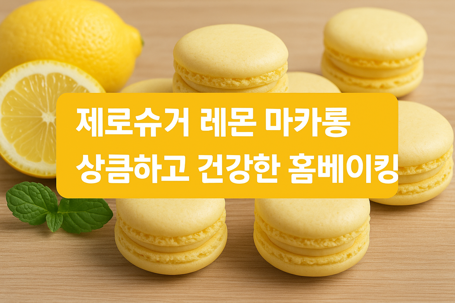 레몬 마카롱