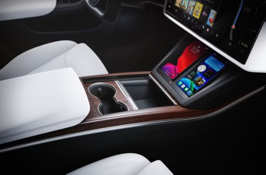 테슬라 모델S 내부 디자인