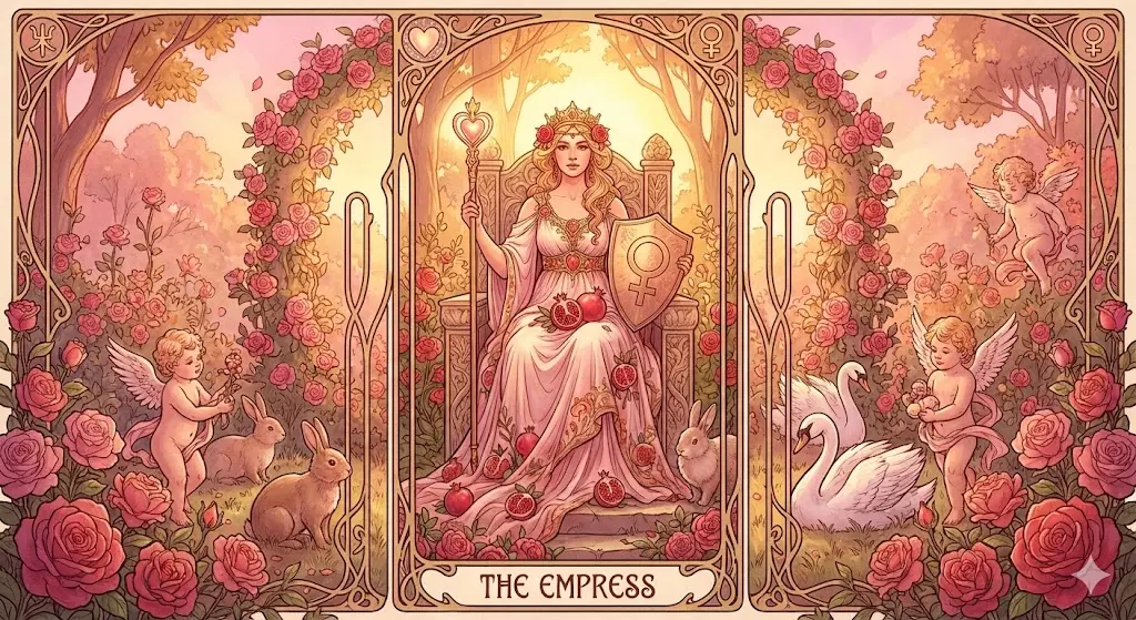 2026년 2월 연애운 타로 1번 여황제 카드 짝사랑 성공 재회운