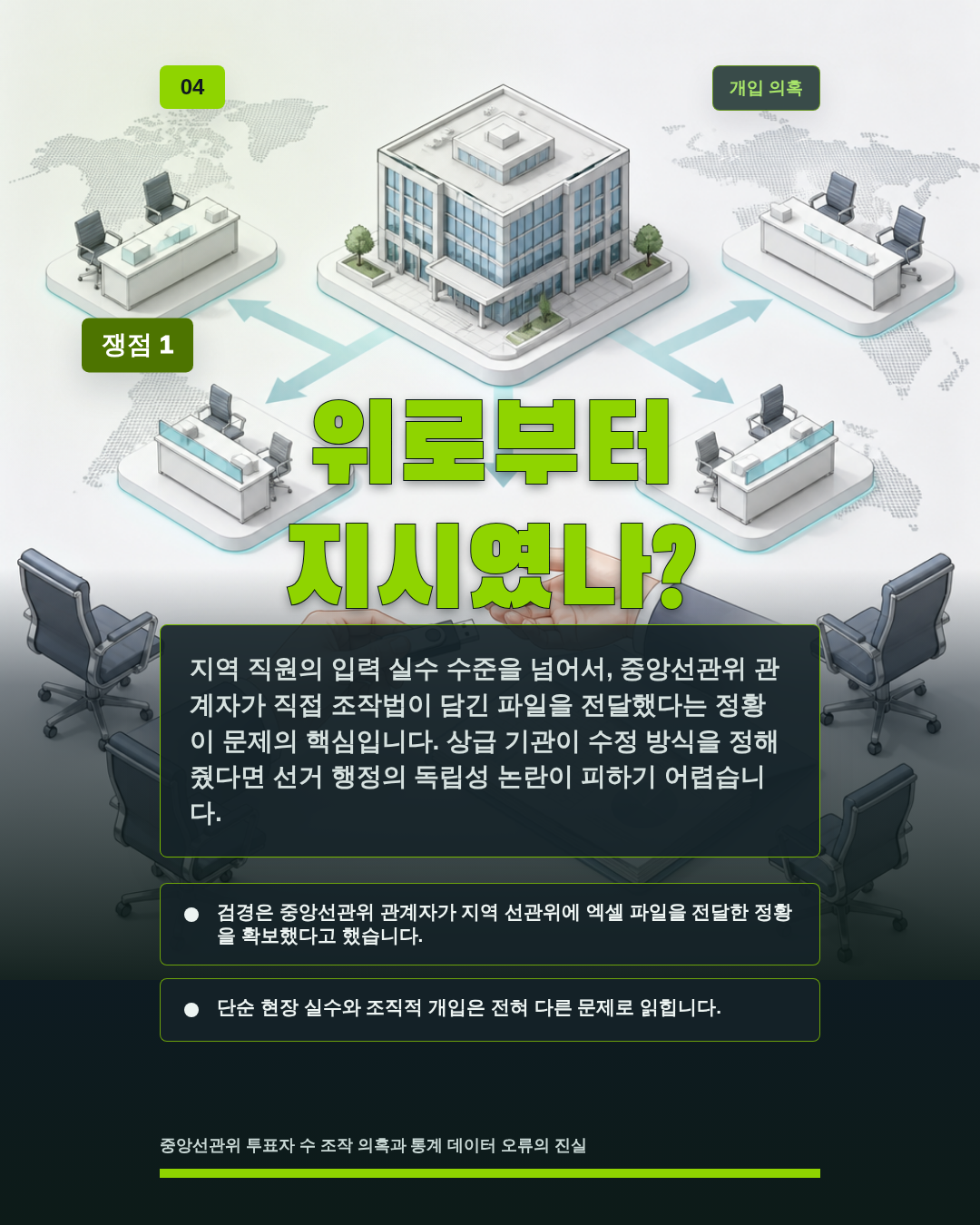위로부터 지시였나?