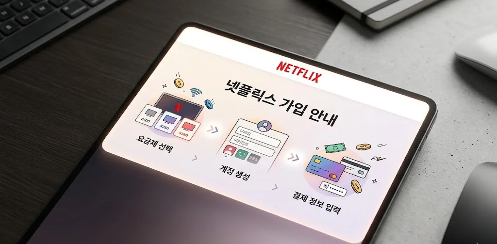 넷플릭스가입방법 가이드 이미지