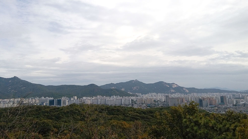 북한산 방학동길 전망대 뷰
