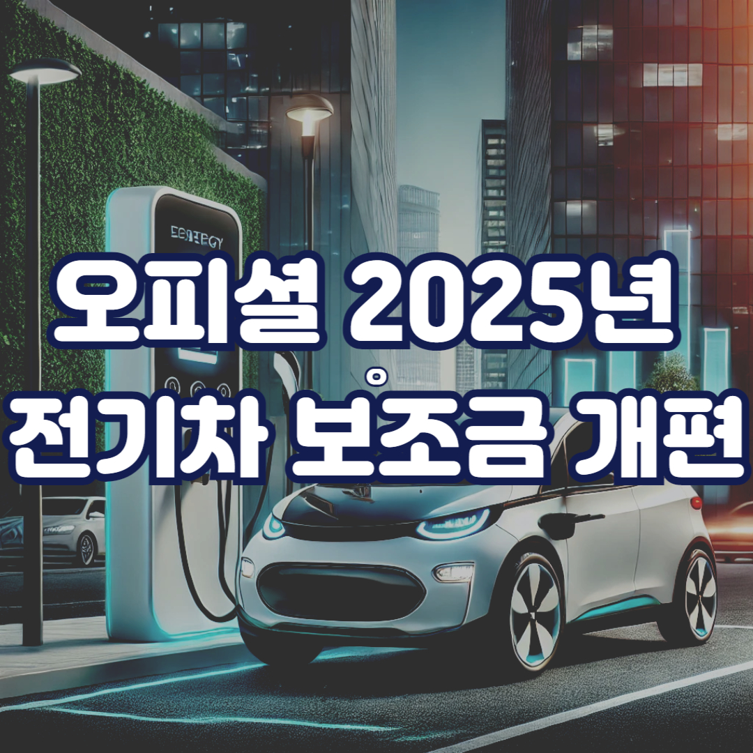 2025년 전기차 보조금 개편