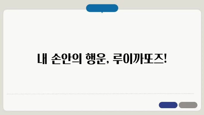 루이까또즈 남자 장지갑: 나를 위한 선물, 행운의 2달러