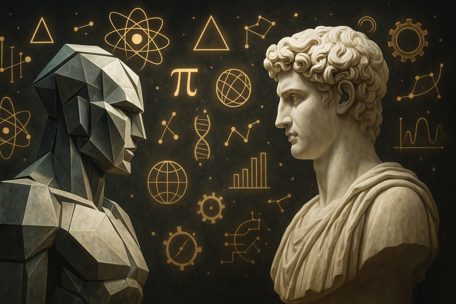 현 시대 천재와 구 시대 천재의 대결을 형상화