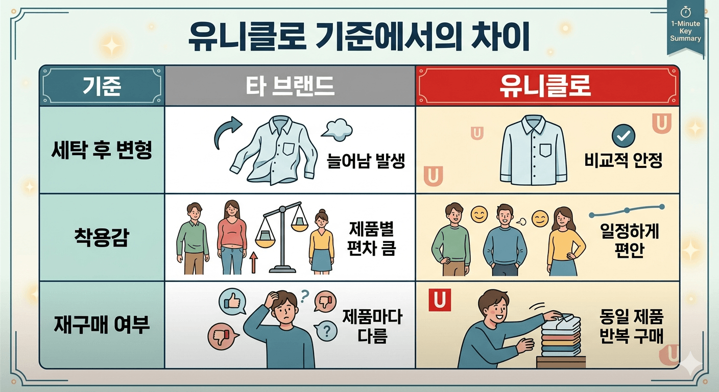 유니클로에 정착한 나만의 이유