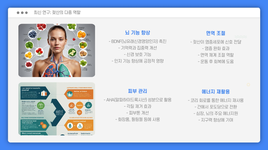 젖산, 피로의 적인가 운동 효과를 바꾸는 비밀의 열쇠!