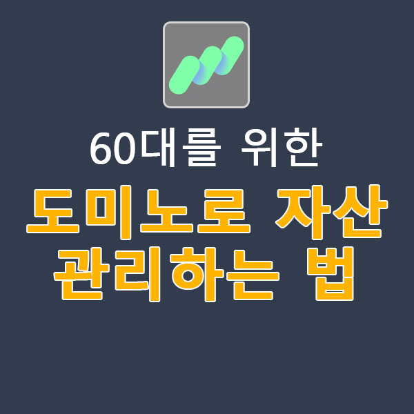 60대를 위한 스마트 투자 관리 도미노 사용법