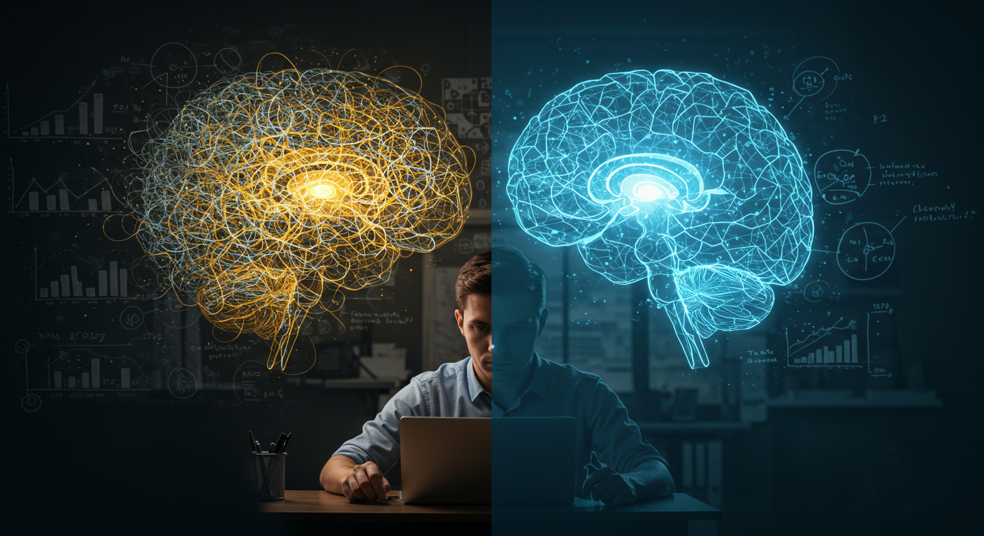 결정 장애를 극복하는 뇌 구조 훈련법 : 인지 프레임 재설계 가이드에 관한 이미지