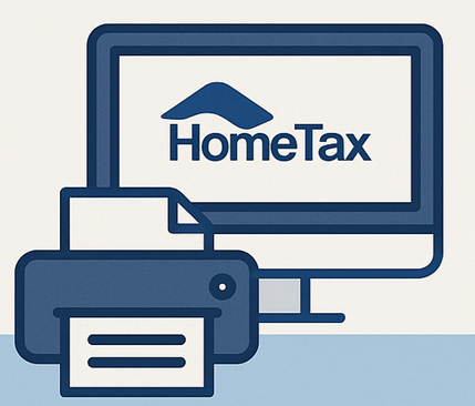 홈택스 소득금액증명서