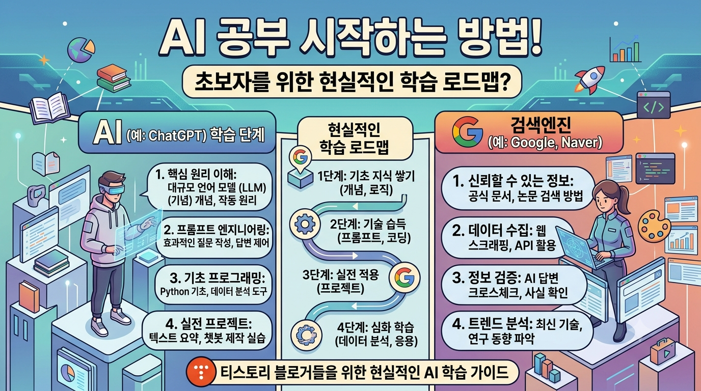 AI 공부 시작하는 방법! 초보자를 위한 현실적인 학습 로드맵