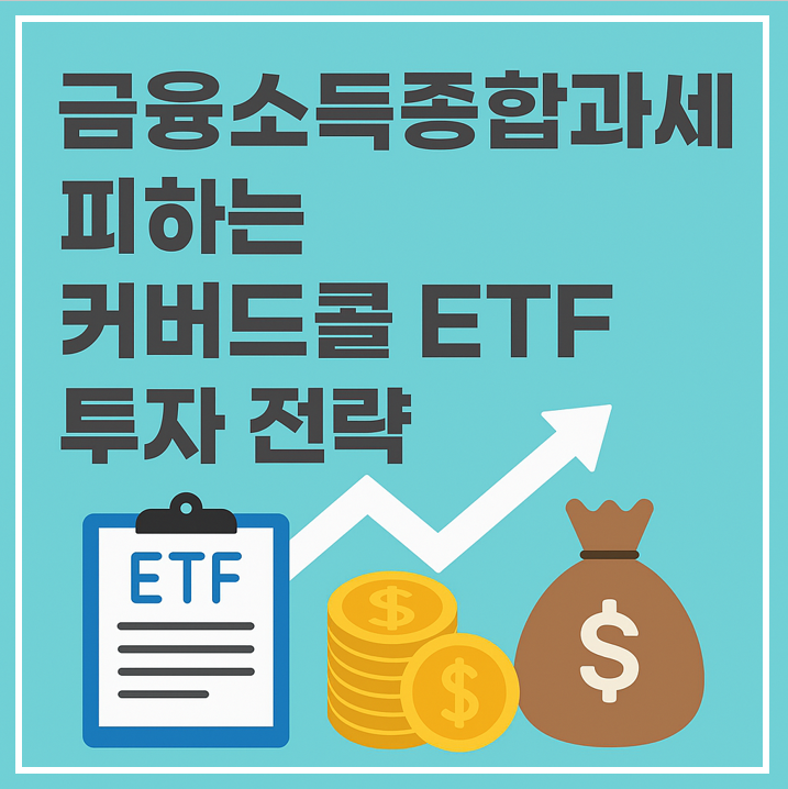 금융소득종합과세 피하는 커버드콜 ETF 투자 전략 이미지