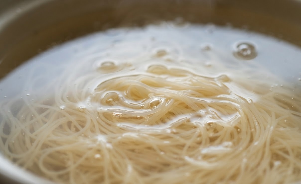 비빔국수삶는시간비율