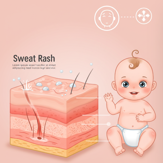 땀띠는 왜 생기고, 어떻게 막을까?