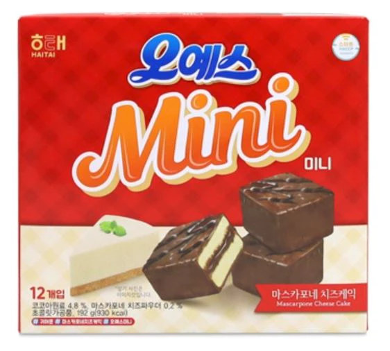 칼로리 낮은 과자
오예스