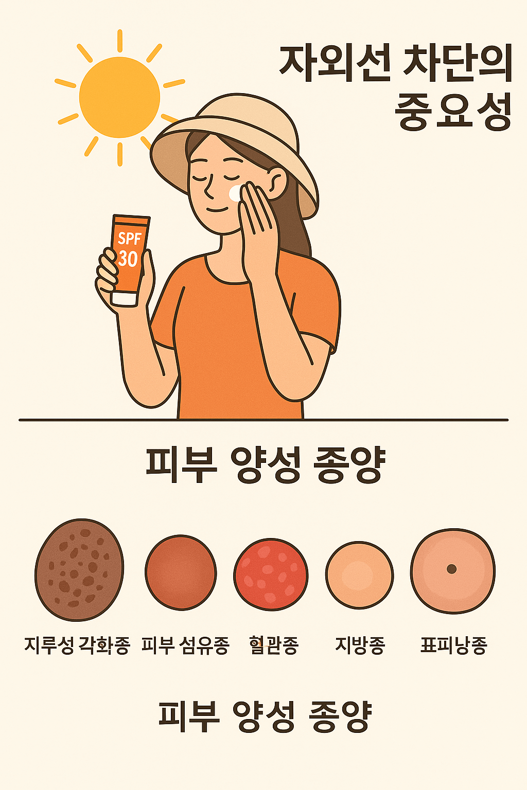 자외선 처단과 피부암